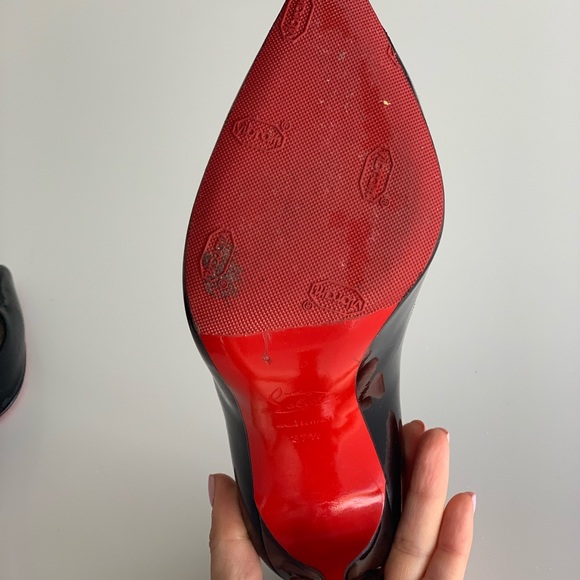 Pigalle Follies Louboutin black heels 37.5 - Picture 6 of 7